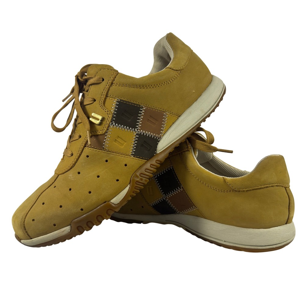 Unlisted‎ by Kenneth Cole Men's Casual Sneakers Tan Leather Lace Up Size 10